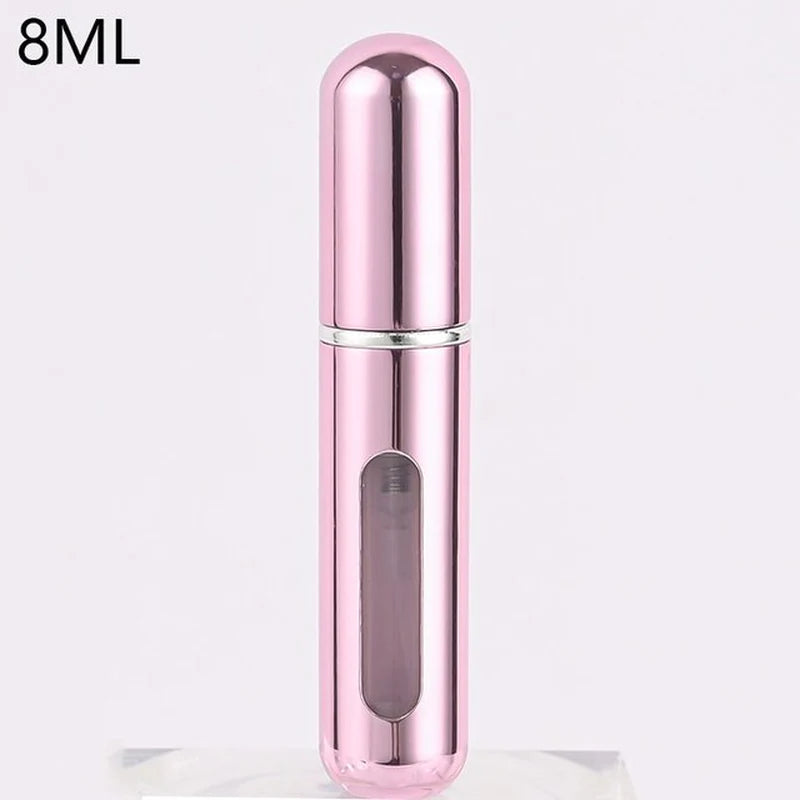 8/5Ml Perfume Atomizer Portable Liquid Container for Cosmetics Traveling Mini Aluminum Spray Alcochol Empty Refillable Bottle