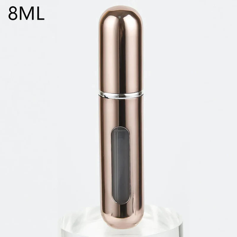 8/5Ml Perfume Atomizer Portable Liquid Container for Cosmetics Traveling Mini Aluminum Spray Alcochol Empty Refillable Bottle