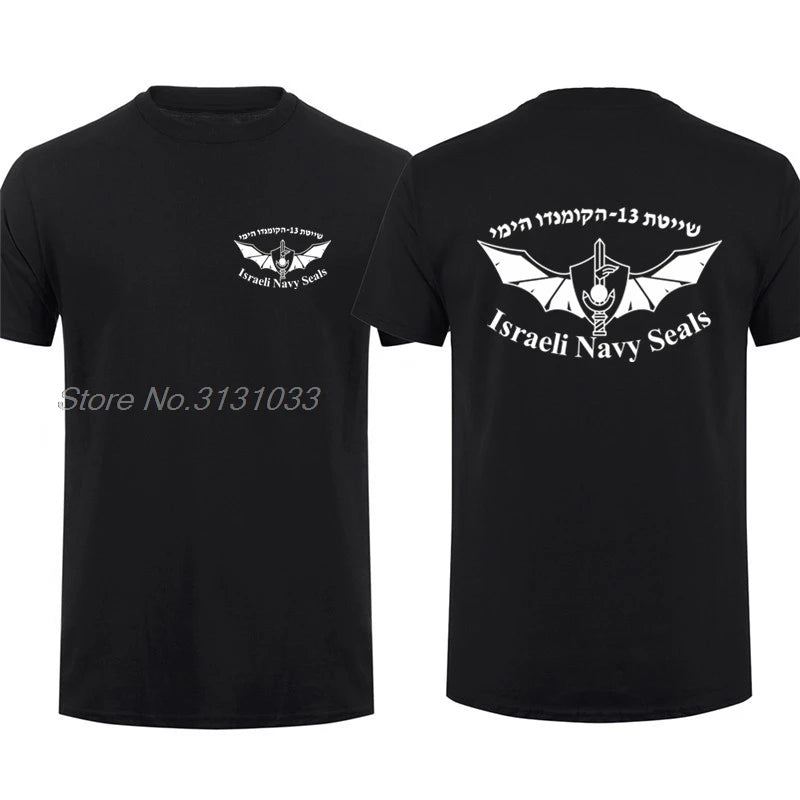 Israel-Defense-Forces IDF T Shirt Israel Special Forces Navy Sayeret Matkal Shayetet Men T-Shirt Short Sleeve Cool Tops